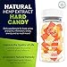 Organic Hemp Infused Hard Candy, 200 mg (5mg/piece) - Made with Organic Beet Sugar - Relieve Stress, Boost Mood, Gluten Free, Non-GMO, USDA Certified Vegan 40 Candies, Peach and Pineapple
