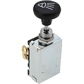 SING F LTD 30A 12V DC 3 Positions Push Pull Switch Car Light Switch Off/On/On for Dash Lights Parking Lights Head Lights Latching Vehicle Tractors Agricultural Construction Machinery