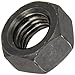 Steel Hex Nut, Plain Finish, Class 10, DIN 934, Metric, M3-0.5 Thread Size, 5.5 mm Width Across Flats, 2.4 mm Thick (Pack of 50)