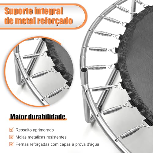 Cama Elástica 1,4m Pula Pula Trampolim Resistente