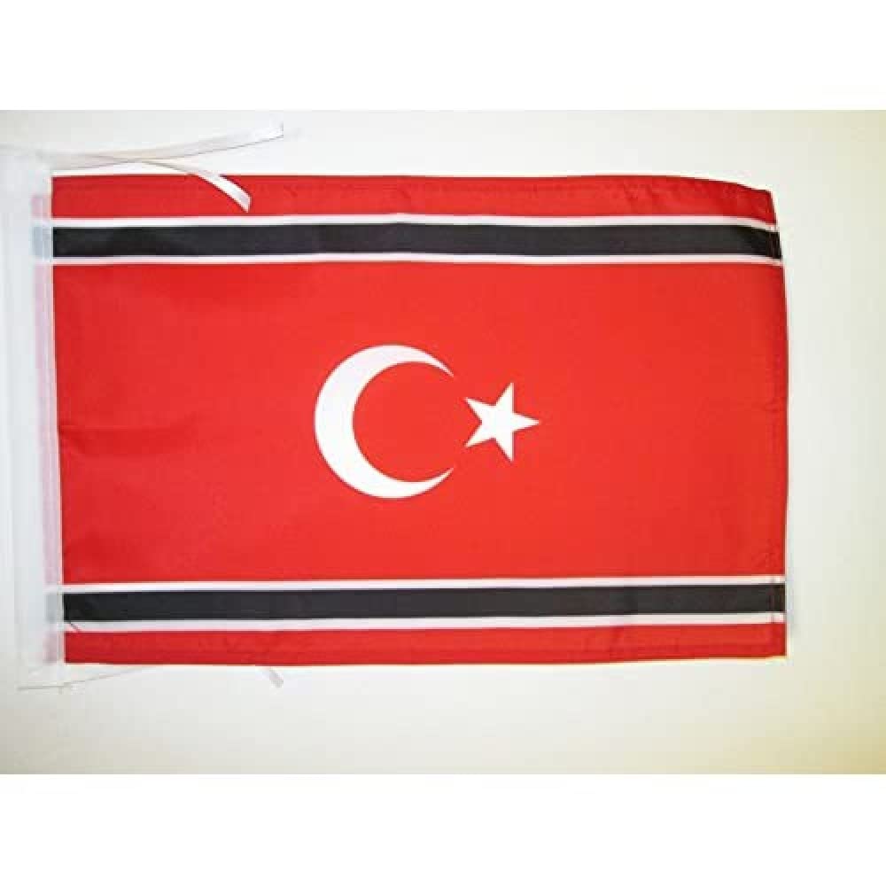 AZ FLAG - Acehnese people Flag - 18'' x 12'' - 100% Polyester Achinese Small Banner with Two Cords - Fade Resistant - Vivid Colors - 18x12 in - 45x30 Cm