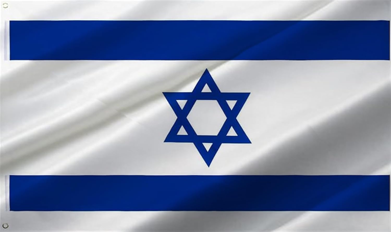Flags - ANCONINE Israel Flag 2x3 FT,Israeli National Flags with 2 Brass Grommets,Durable Double Stitched and Premium Polyester. (2x3ft)