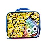 Emoji Full of Emoji Blue Insulated Lunch Kit