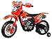 Ride On Motorcycles Extreme Rider Dirt Bike Children's Kid's Battery Operated Rechargeable with Removable Training Wheels, Ages 3 - 8 (Orange)