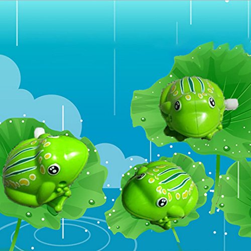 Dartphew Toys,1 PCS Fashion Lovely Cute Funny Kids Wind Up Clockwork Toy Mini Cute Jumping Baby Toys Pull Back Wind Up Safety Toys– For Kids, Toddlers & Baby(Green)