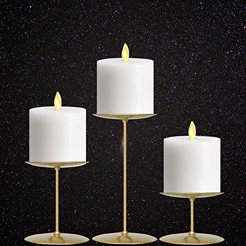 image for smtyle Gold Candle Holders Set of 3 Candelabra with Iron-3.5