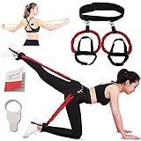 Airmoon Butt Lift Workout Band Kit, Booty Band Set to Lift Glutes Muscles, Booty Belt System for Glutes Muscle Workout. Includes Adjustable Waist Belt, Pull Rope, Butt Ruler, Carry Bag and a Exercise