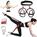 Airmoon Butt Lift Workout Band Kit, Booty Band Set to Lift Glutes Muscles, Booty Belt System for Glutes Muscle Workout. Includes Adjustable Waist Belt, Pull Rope, Butt Ruler, Carry Bag and a Exercise