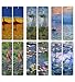 Claude Monet Bookmarks (60-Pack) - Famous Paintings Water Lilies - Bookmarks for Books Men Women Kids Boys Girls - Wall Decor