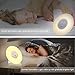 Wake Up Light Alarm Clock, Blingco Sunrise Simulator Alarm Clock with Night Light, Nature Sounds, 7 Colors Atmosphere Lamp, FM Radio, USB Charger, Touch Control for Heavy Sleepers