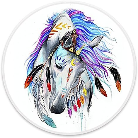 Cell Phone Holder, Expanding Phone Grip Stand Socket for Smartphone,Iphone and Tablets (Horse)