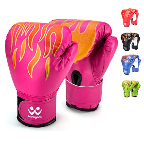 image for Newgam Kids Boxing Gloves, Children Junior Sparring Kickboxing Trainin