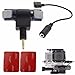 3.5mm Stereo Mic for GoPro Microphone Mic Adaptor Adapter for Go Pro Hero 3 Hero 3+ Hero 4 / and for Android Iphone Computers Tablets and 2 Windslayer Wind Noise Reduction Foam Bundle by SublimeWare