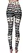 VIV Collection One Size Fashion Print Leggings, Game Pattern