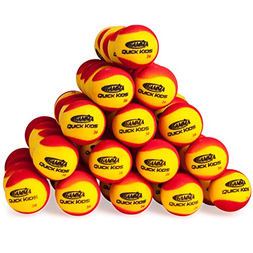 Gamma Sports Foam Tennis Balls for Children and Beginners 3 Options