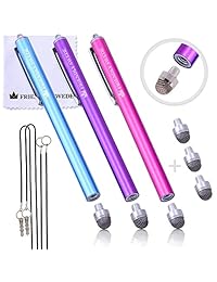 The Friendly Swede lápices Hybrid Stylus con punta reemplazable microtejida, con hilos, tela y puntas de repuesto (3 paquetes)