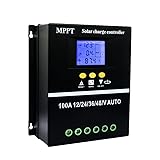 SOGTICPS 100A MPPT Solar Charge Controller 12V 24V