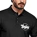 M.STRA Men Taylor-Guitars-Sign- Cotton Black Polo Tee Shirts Short Sleeved