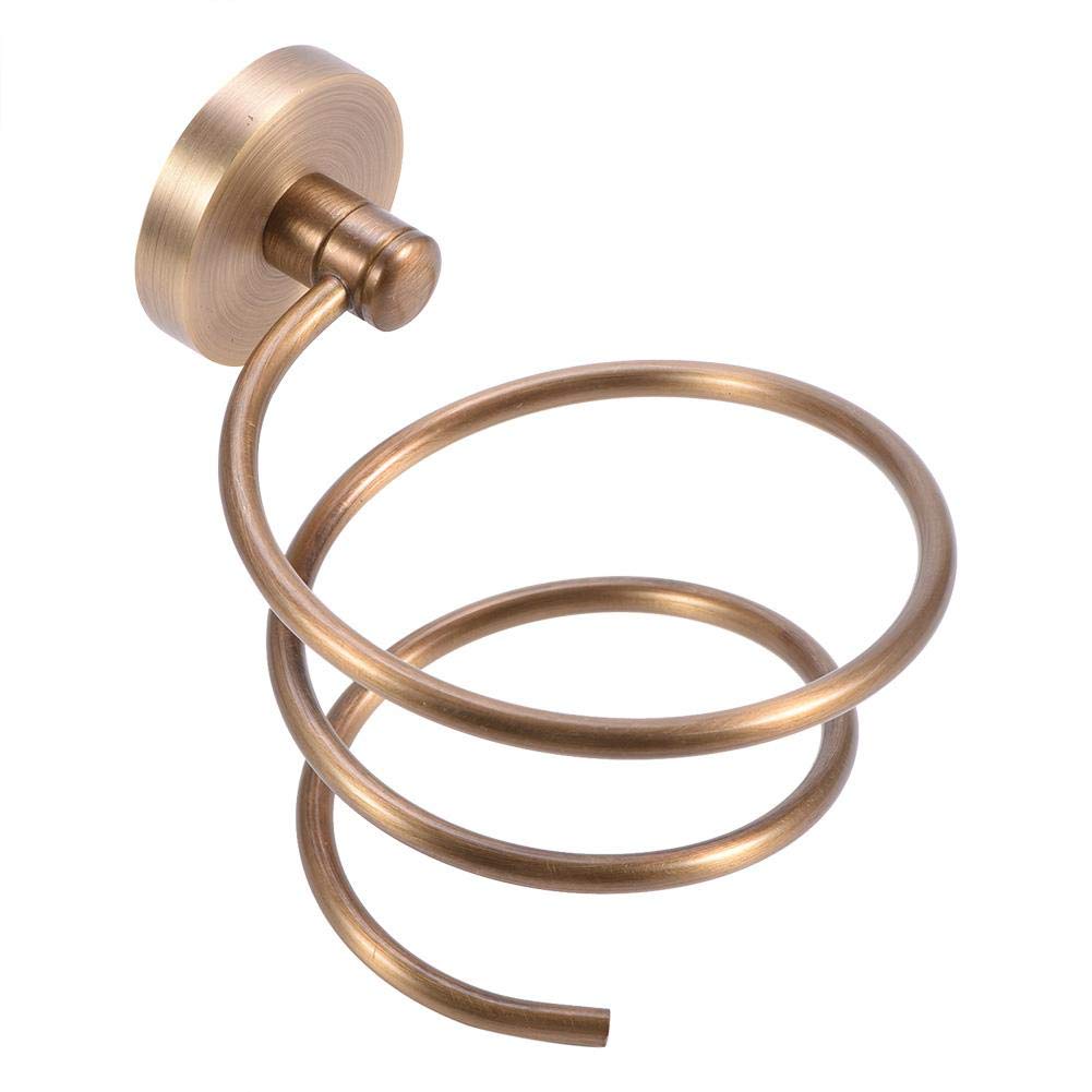 Hair Dryer Holder, Wall Mount Antique Hair Dryer Shelf Bathroom Organizer Shelf for Home Decoration