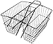Wald 535 Rear Large Twin Basket (Black, 18X7.5X12) W535GB