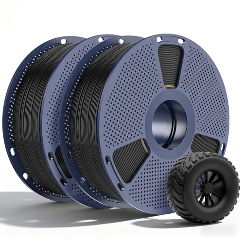 SUNLU 2KG TPU 3D Druck Filament 1.75mm, Industrietaugliches 95A Filament TPU, Verschleißfest, Flexibel, Hochelastisch und Reißfest, Maßgenauigkeit ±0.