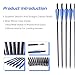 DMAR Crossbow Arrows Bolts Practice Arrows Hunting Archery Carbon Crossbow Bolt Lightweight Carbon Shafts Pack of 12pcs Carbon Spine 500 for Competition/Practice Hunting/Archery Accessories- 20 Inches