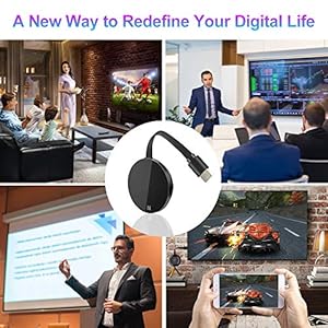 Wireless Wifi Display Dongle, 5GHz 2.4GHz Wireless WiFi 4K Display Dongle HDMI Stick Ricevitore Dongle WiFi, Supporto… - immagine 8