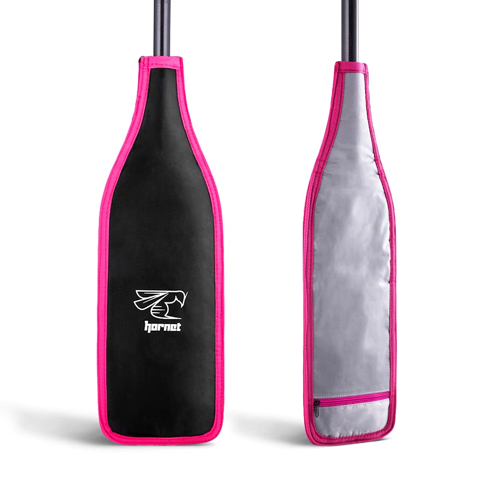 Hornet Watersports Blade Cover for Dragon Boat Paddle (Black/Pink/Silver)