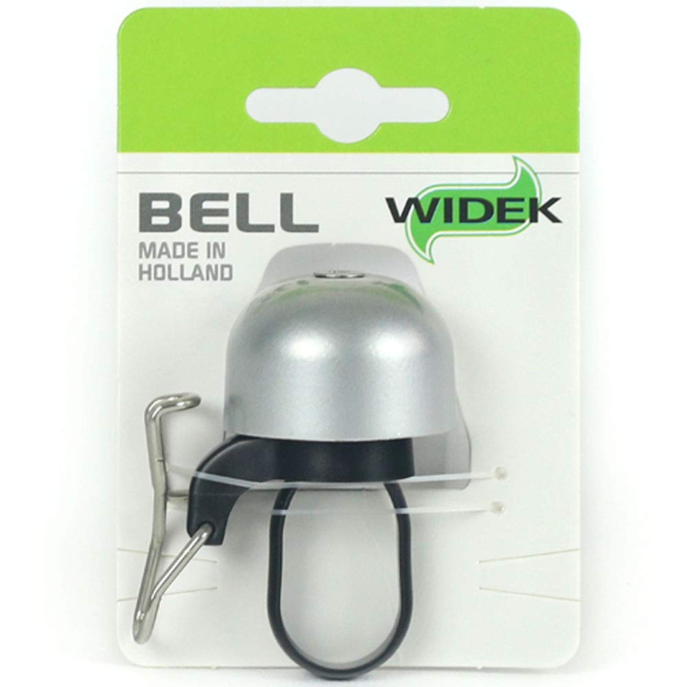 Widek Unisex Mini Paperclip Bell, Silver, Small