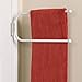Household Essentials Hinge-It Spacemaker Double Bar Rack, White