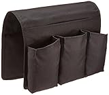 TravelWell Arm Chair Caddy Remote Control Holder Organizer, Black (Office Product)