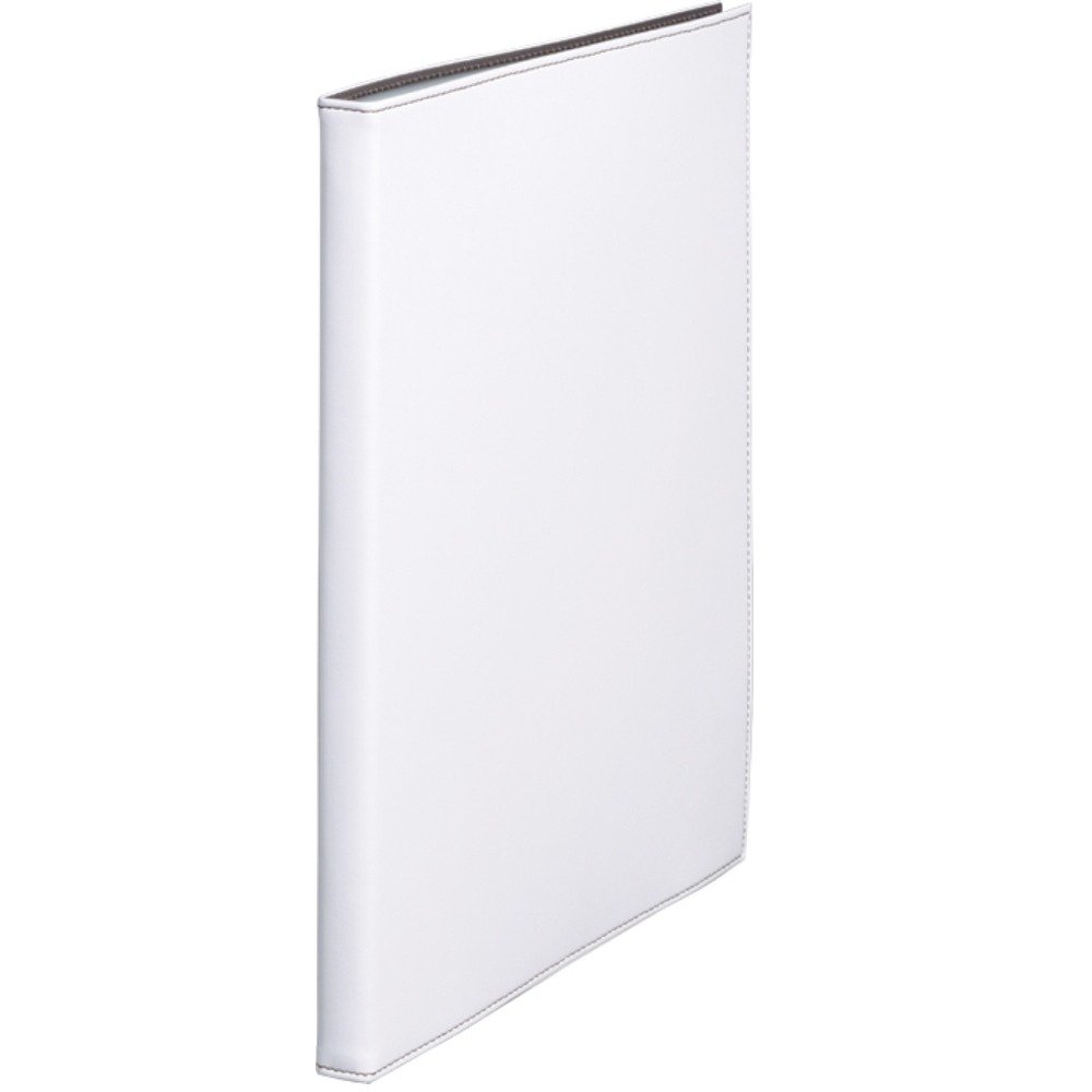 キングジム クリアーファイル 合皮 40ポケット 白 1931LFWシロ商品画像