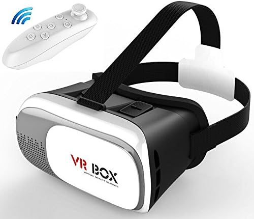 3D VR Virtual Reality headset Glasses with Remote Control for 3.5 to 6 inches smartphones Iphone 6s 6 Plus Samsune Galaxy series