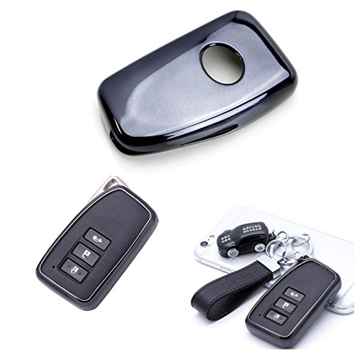 Black Smart Remote Key Soft Fob Cover Case Shell For Lexus IS LS RC GX