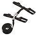 Adjustable Pet Cat Kitten Lead Leash Harness Set Nylon Collar Safty Belt Training Black
