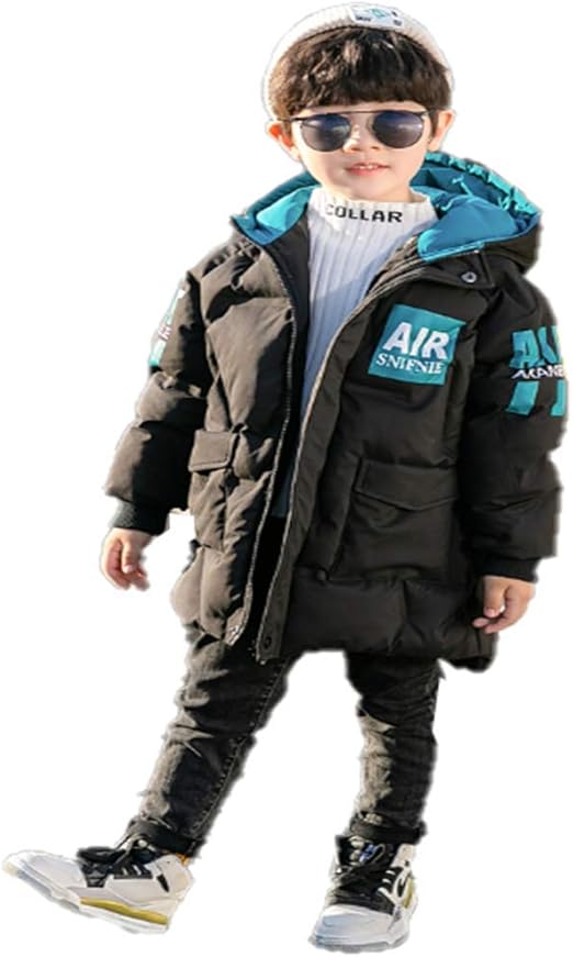 Amazon Yiming 男の子 ボーイズ 綿服 綿入れ コート ジャケット かっこいい 中長丈 冬服 厚手 暖かい 子供綿服 アウター 保温 防寒 防風 コート ジャケット 通販