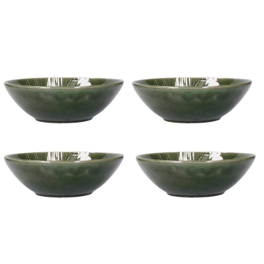 MIKASA Jardin 4pc Stoneware Pasta Bowl Set, 20cm, Gift Boxed