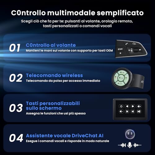 ATOTOZONE X10 10 Inch Android Car Radio, Floating Screen, 1 DIN / 2 DIN, AI Agent & AI Vision, LiveView Re-bike, Parking Surveillance, 4G LTE, 8G+128G, Audio 7.1.2 ch, CarPlay & Android Wireless Car