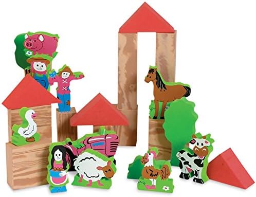 EdushapeMy Soft World Farm Block Set, 29 Piece