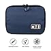 BAIGIO Cable Organizer Case Electronics Accessories Travel Bag USB Drive Healthcare & Grooming Kit Storage Bags (Dark Blue)