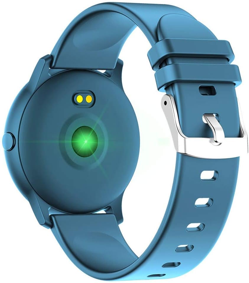 Larmly KW19 Waterproof IP67 Blood Pressure Heart Rate Monitor Sport Smart Watch Calorie Consumption(Blue)
