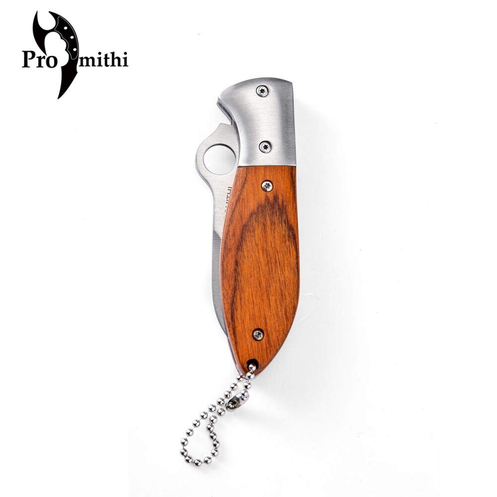 Promithi 1.7Inch Blade Outdoor Survival Folding Pocket Knife UK Legal