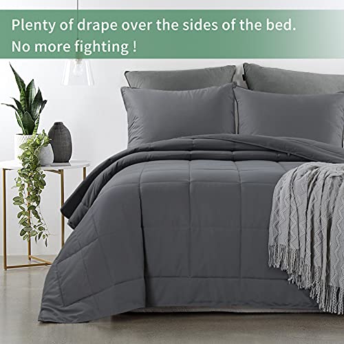 HOMBYS Oversized King Down Alternative Comforter Oversized King 120x120