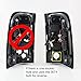 Xtune For 2007-2013 Silverado Black LED Perform Tail Lights Rear Brake Lamps Upgrade Pair L+R/2008 2009 2010 2011 2012 2013