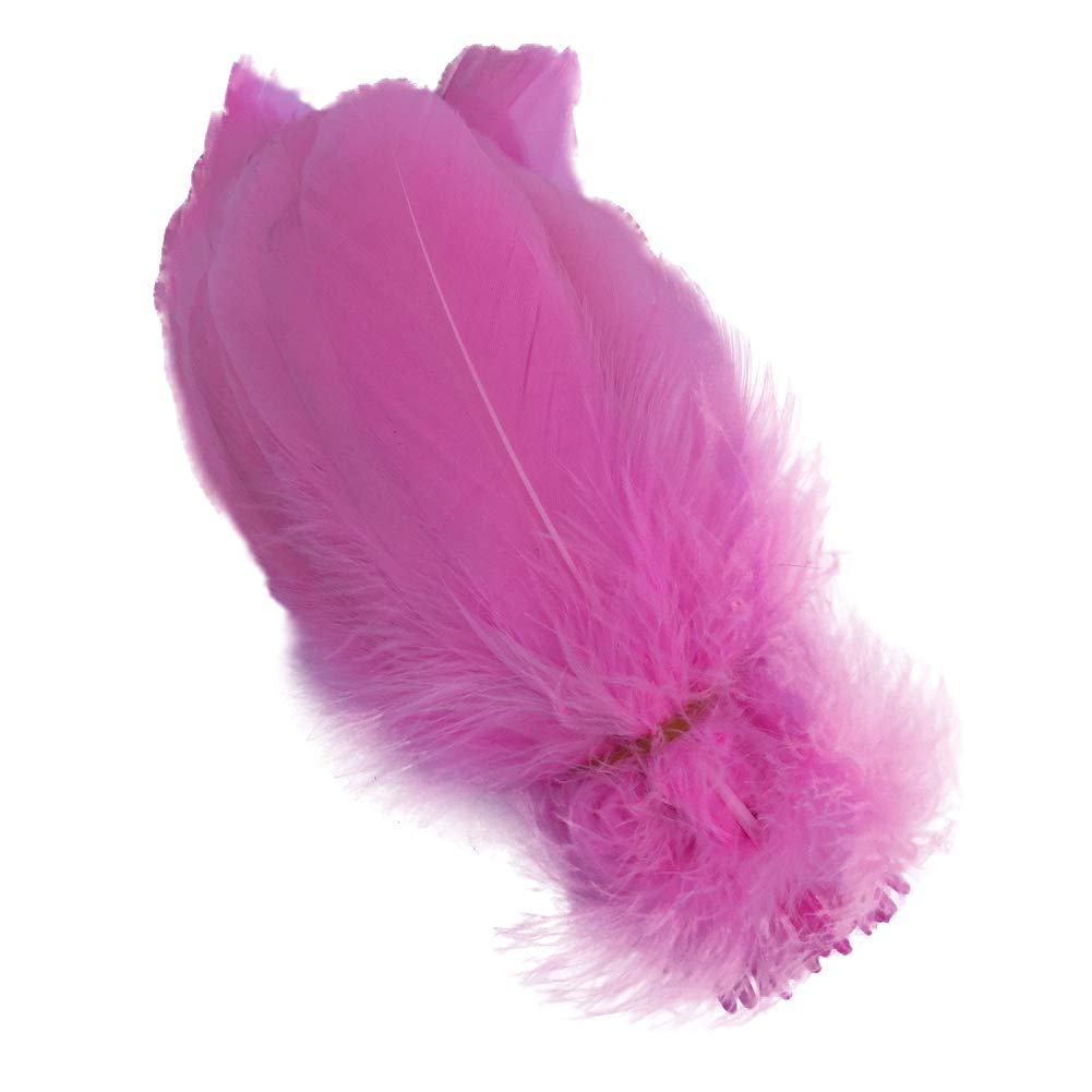 Sowder Natural Goose Feathers Clothing Accessories Pack of 100(Pink)