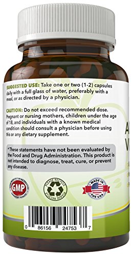 Organic Apple Cider Vinegar 1500mg - Raw, Non-GMO, Extra Strength, 120 or 180 Capsules, Vegetarian (120 Capsules) - Thumbnail 5