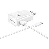 Samsung Galaxy Tab E 9.6 Adaptive Fast Charger Micro USB 2.0 Cable Kit! [1 Wall Charger + 5 FT Micro USB Cable] Adaptive Fast