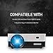 HD Projector, Tontion 2020 Upgrade 5500 Lux Video Projector Native 720P 179’’ Display,50,000 Hour LED, Portable Projector Compatible with TV Stick, PS4,HDMI, VGA, USB, AV, TF, DVD Player