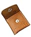 Leather Dog Tag Silencer Pouch by Midlee (Tan)