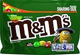 M&M's Chocolate Candy Flavor Vote Mexican Jalapeno Peanut Sharing Size, 9.6 Ounce Bag